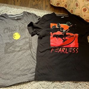 2 old navy size L (10-12) t-shirts